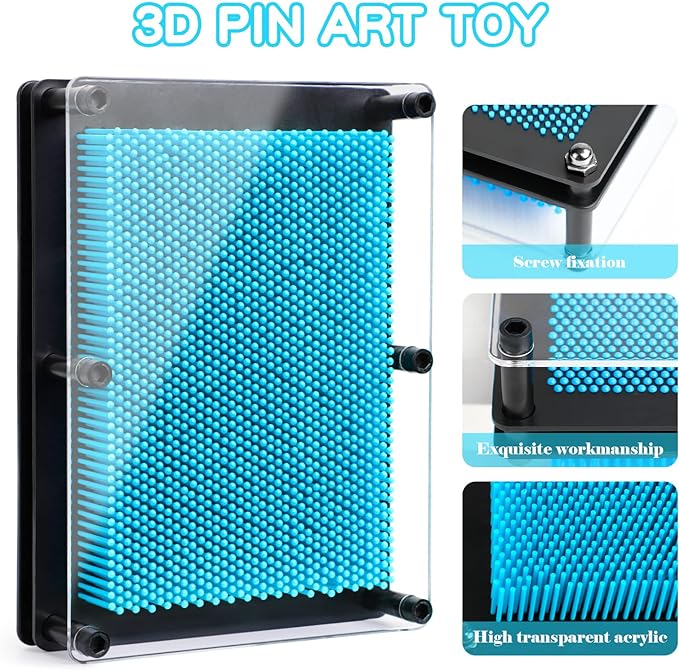3D Art Pin Toy for Kids - Lets Fun and Learn at the Same time.