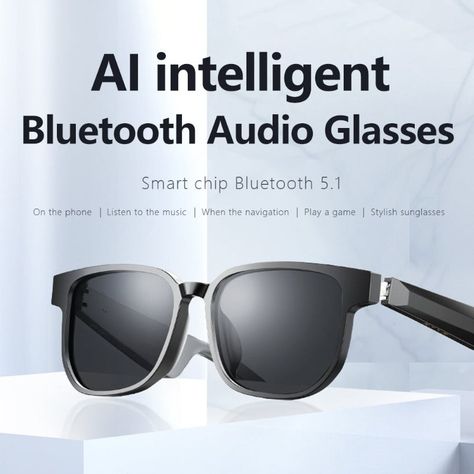 Smart Wireless Bluetooth Glasses : Style Meets Functionality