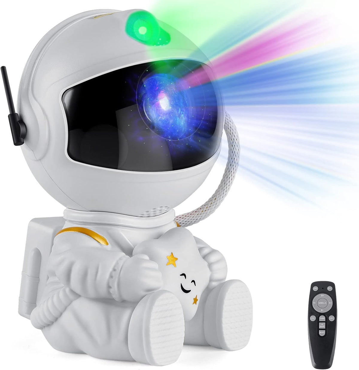 Mini Galaxy Projector: Remote-Controlled Night Light with 7 Dynamic Modes